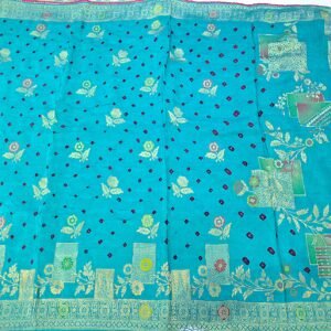 Gajji Silk Bandhej Saree 540710/70008432