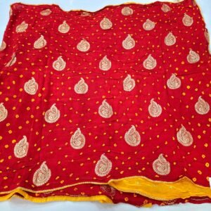 Bandhej Silk Saree 551511/80003198