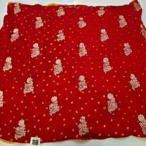 Bandhej Silk Saree 540710/80003193