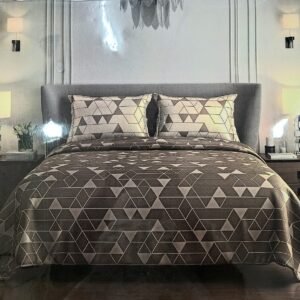 Pure Cotton Double BedSheet – Trible (King Size)