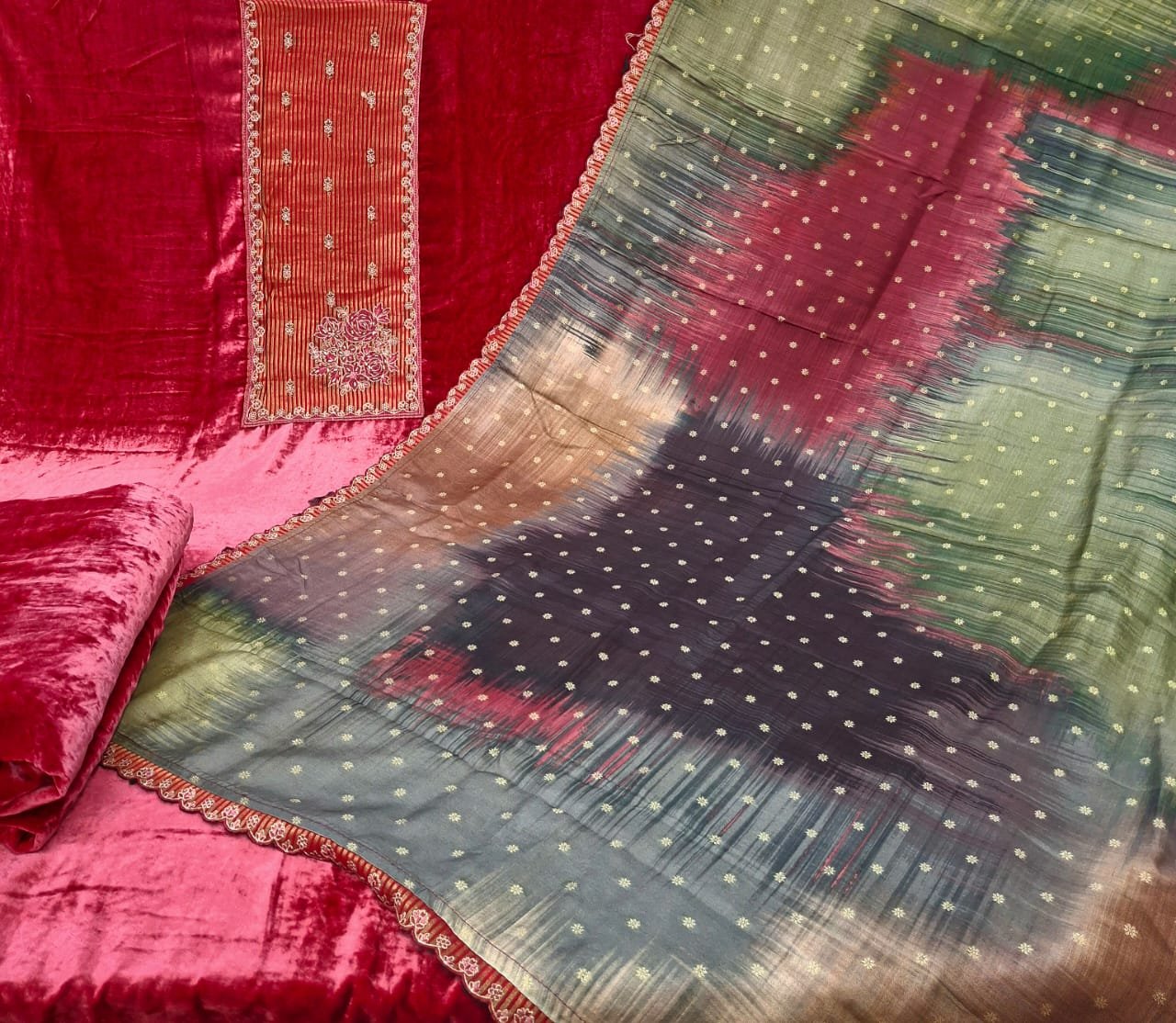 Pure Viscouse Velvet Suit 540824/70007118 - Image 2